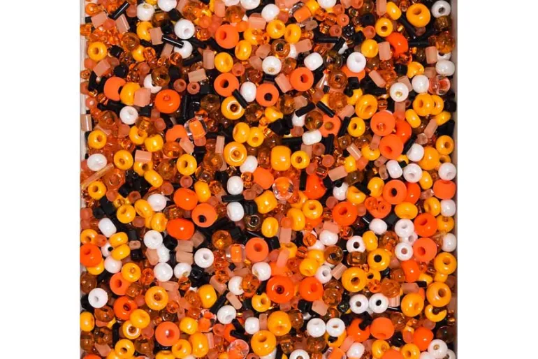 Bead Bar Czech Seed Beads – 50g – Grey Mix