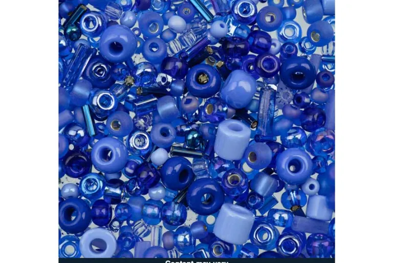 Bead Bar Czech Seed Beads – 50g – Grey Mix