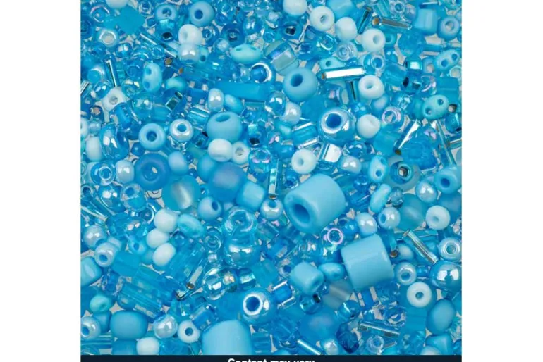 Bead Bar Czech Seed Beads – 50g – Grey Mix