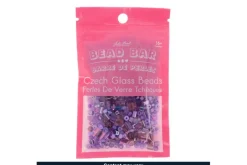 Bead Bar Czech Seed Beads – 50g – Light Green Mix