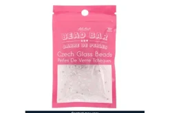 Bead Bar Czech Seed Beads – 50g – Light Green Mix