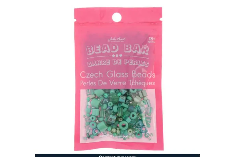 Bead Bar Czech Seed Beads – 50g – White Mix
