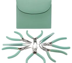 Beaders Beading Kit Tool Set – 8-Piece Aqua by The BeadSmith