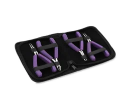 Beaders Beading Kit Tool Set – 8-Piece Aqua by The BeadSmith