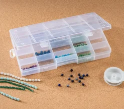 Beadsmith No Spill Craft Storage – 20 Compartments