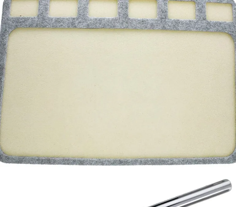 Beadsmith Seed Bead Mat with 6 Compartments- 11-inch x 8-inch