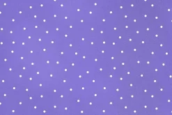 Beautiful Basic Scatter Dot White on Pansy Purple