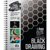 Bee Paper Bee Elite Black Paper Drawing Pad – 9×12