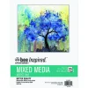 Bee Paper Bee Inspired Top Spiral Mixed Media Pad – 9×12