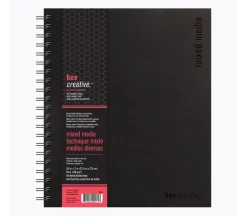 Bee Paper Mixed Media Hardbound 93# Paper Pad – 8.5-inch x 11-inch