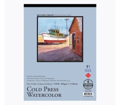 Bee Paper Watercolor 140# Tape Bound Pad – 9-inch x 12-inch