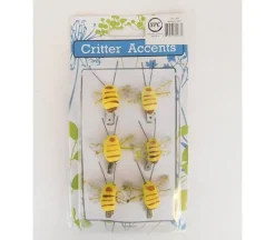 Bee with Clips – 6 Piece