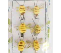 Bee with Clips – 6 Piece