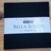 Bella Solids Black 2.5-inch Junior Jelly Roll 20ct
