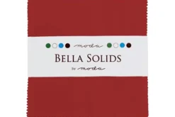 Bella Solids Red 5-inch Charm Squares 42ct