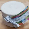 Bella Solids White 5-inch Charm Squares 42ct