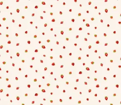 Berry Sweet Strawberry and Blooms Repeat Stripe