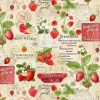 Berry Sweet Strawberry on Red Plaid