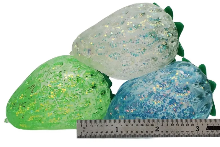 Big Glitter Dice Sugar Squish Toy – Assorted Colors