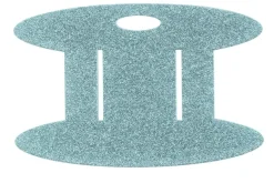 Binding Wrap and Store Spool Blue Glitter