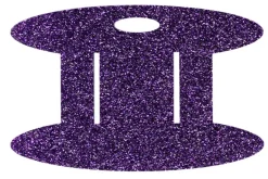 Binding Wrap and Store Spool Purple Glitter