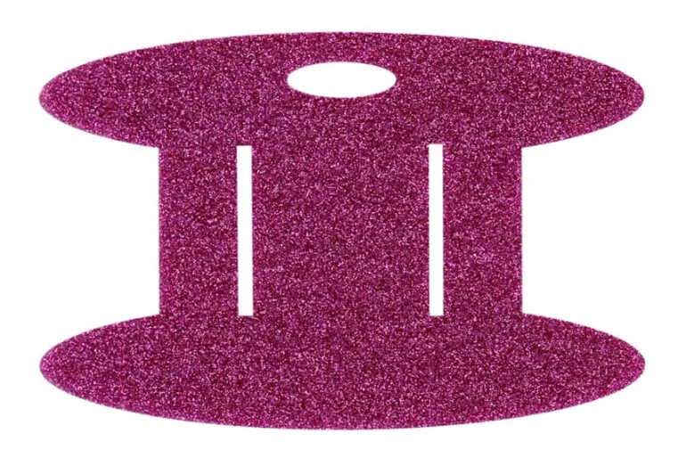 Binding Wrap and Store Spool Purple Glitter