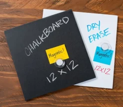 Blackboard with Black Frame – 12-inch x 12-inch