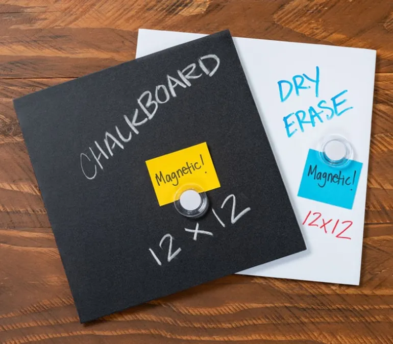 Blackboard with Black Frame – 12-inch x 12-inch