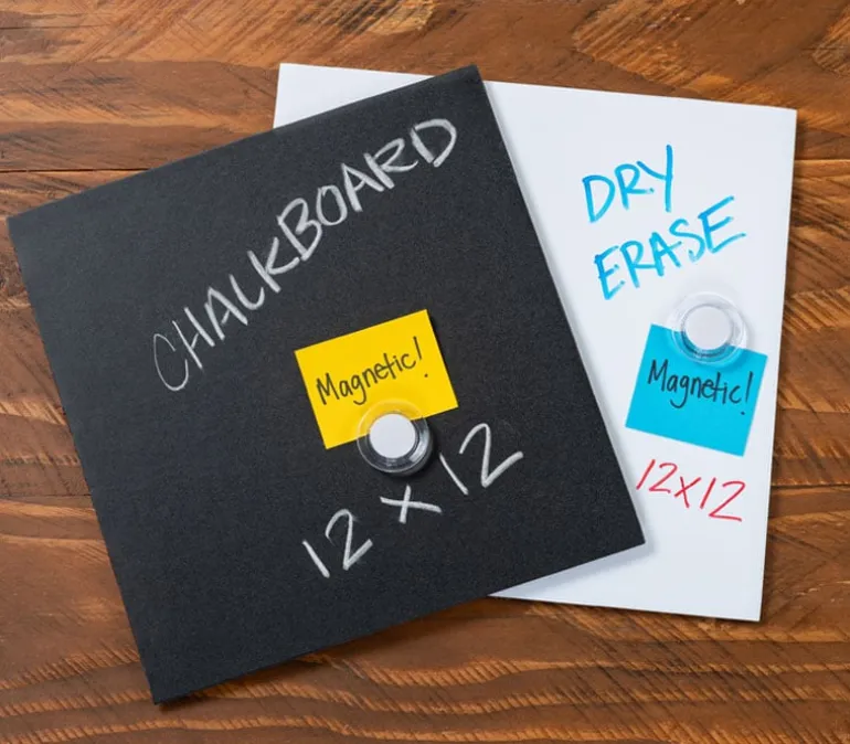 Blackboard with Black Frame – 12-inch x 12-inch