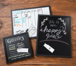Blackboard with Black Frame – 16-inch x 20-inch