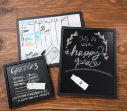 Blackboard with Black Frame – 16-inch x 20-inch