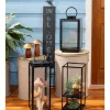 Black Metal Lantern – Large
