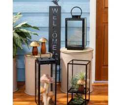 Black Metal Lantern – Large