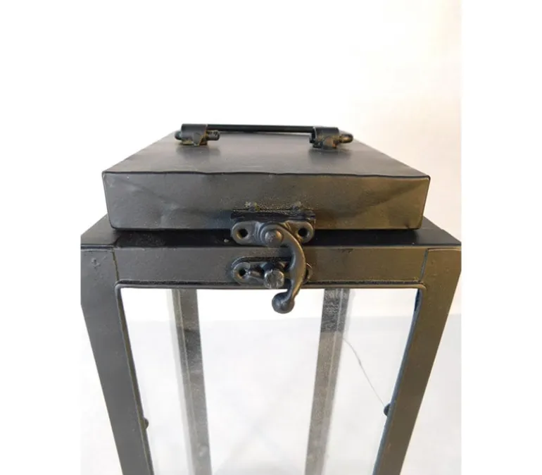 Black Metal Lantern – Large