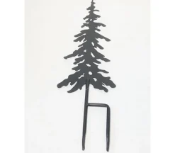 Black Metal Tree Garden Spike – Large