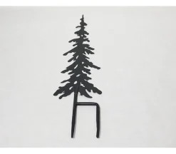 Black Metal Wall Art – Layered Tree Silhouette Décor