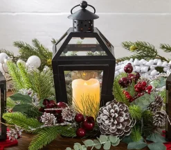 Black Octagonal Lantern