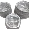 Black Paper Rope Basket – Large