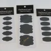 Black Rounded Rectangle Chalkboard Labels – 15 Labels