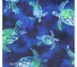 Bliss Sea Turtles Digital Cuddle in Green Sea