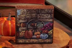 Block Sign – Fall Farm Wagon