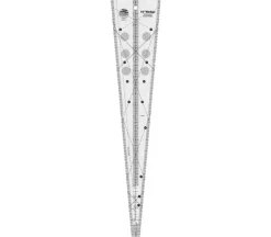 Bloc Loc Half Square Acrylic Triangle Ruler – 6.5″ x 6.5″