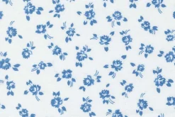 Blueprint Grace Small Floral Harbor Blue on White