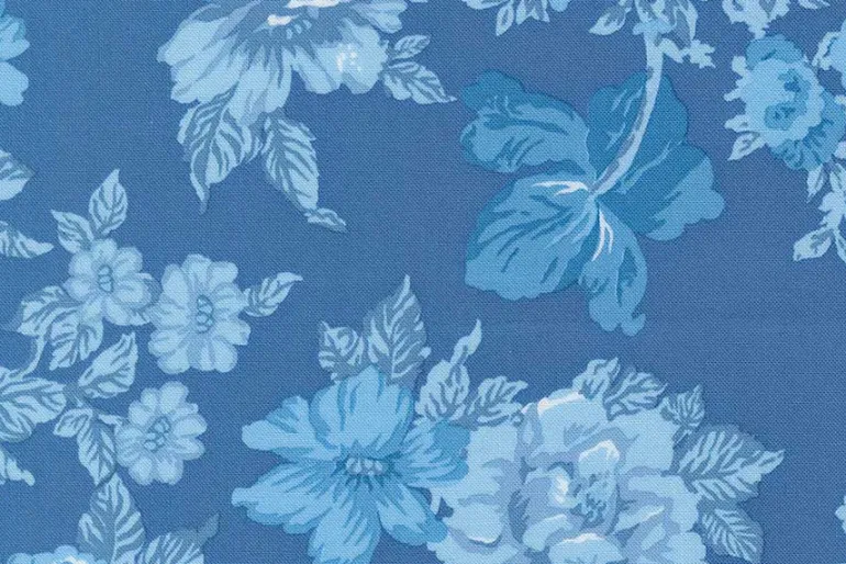 Blueprint Heirloom Floral on Blue