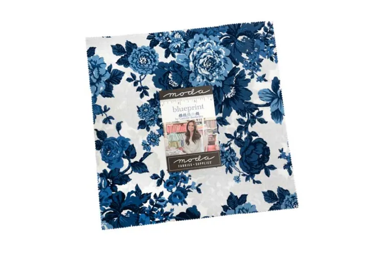 Blueprint Plaid White and Harbor Blue