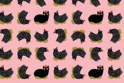 Bok Bok Meow Nest Impawster on Conch Pink