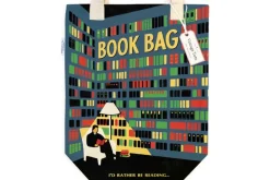 Book Bag Natural Cotton Library Tote