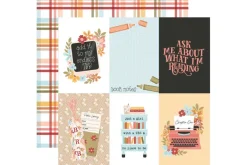 Bookish: Favorite Book Floral 12×12 Patterned Paper