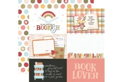Bookish: 4×4 Journaling Cards 12×12 Patterned Paper