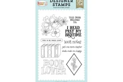 Bookish: Lined Paper Layout 12×12 Patterned Paper